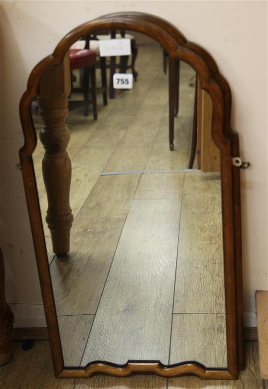 A pair of Queen Anne style wall mirrors